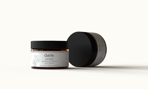 Osi Oils Ayurvedic Face and Eye Cream showcasing skincare rooted in Ayurvedic tradition